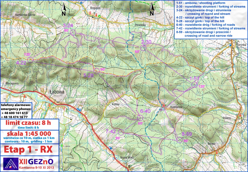 GEZnO 2013 - trasa RX (etap I)