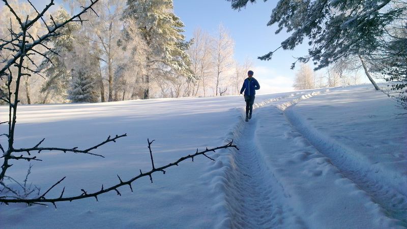 Bieganie zimą. Fot. Magda Ostrowska-Dołęgowska