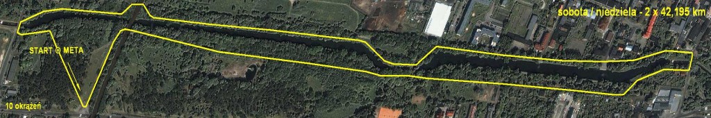 Dwumaraton Bydgoski - trasa