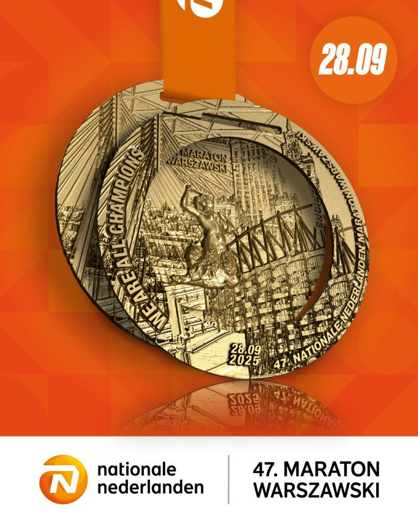 Medal 47. Nationale-Nederlanden Maratonu Warszawskiego