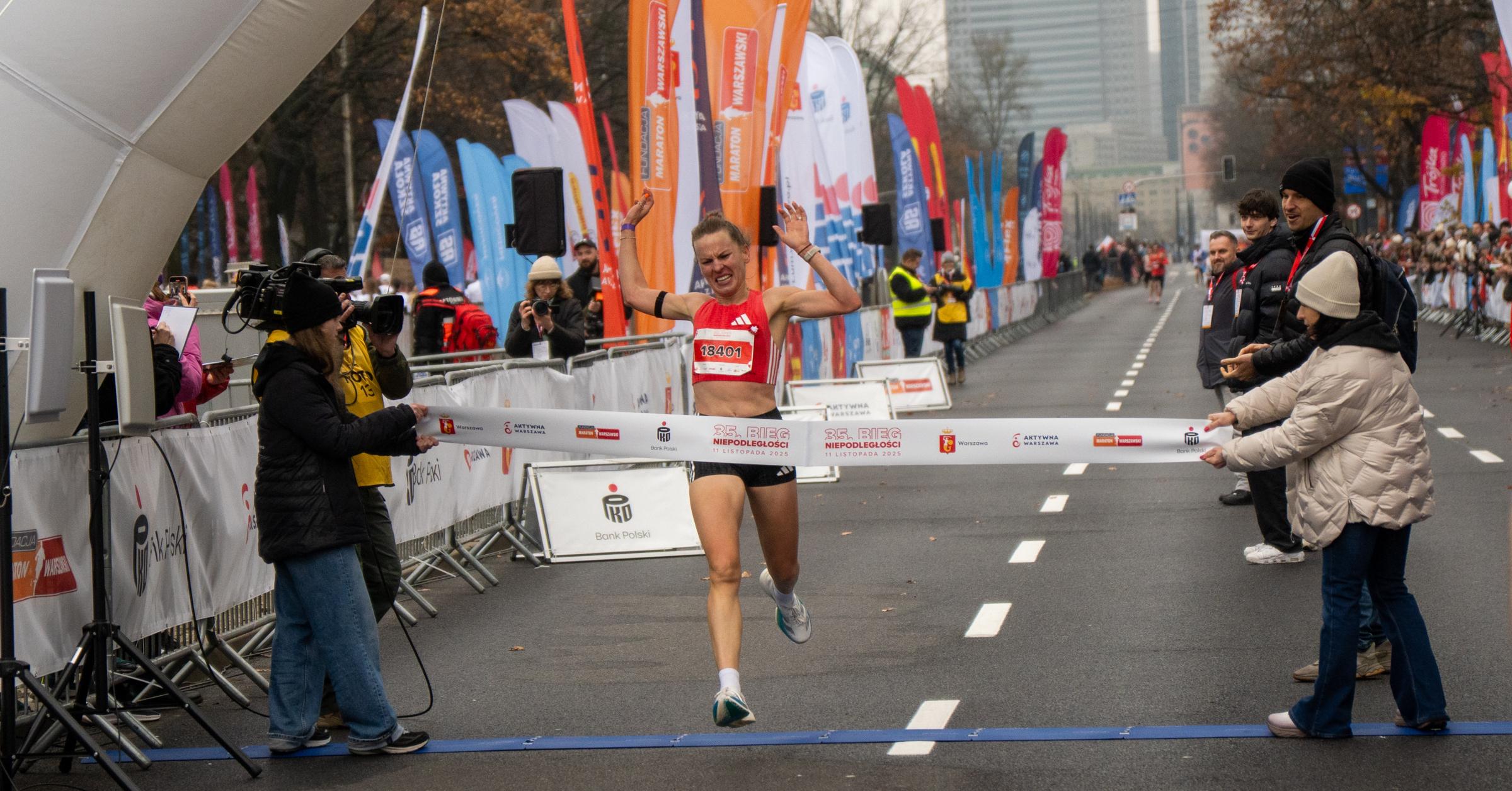 Elżbieta Glinka 35. Bieg Niepodległości w Warszawie