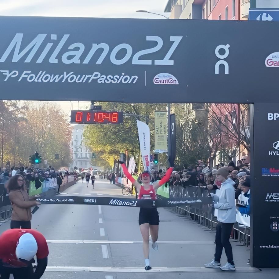 Ela Glinka Mediolan Półmaraton