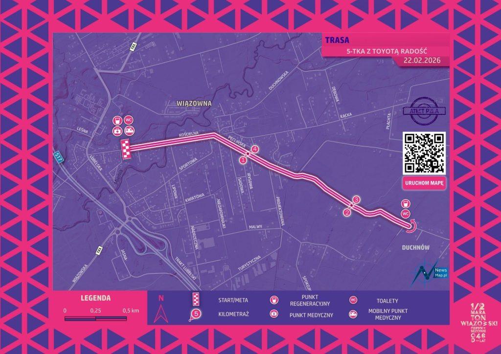 Wiązowska 5-tka z Toyotą Radość