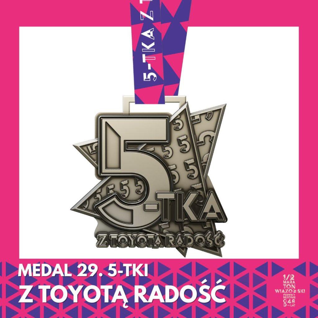 Wiązowska 5-tka z Toyotą Radość medal