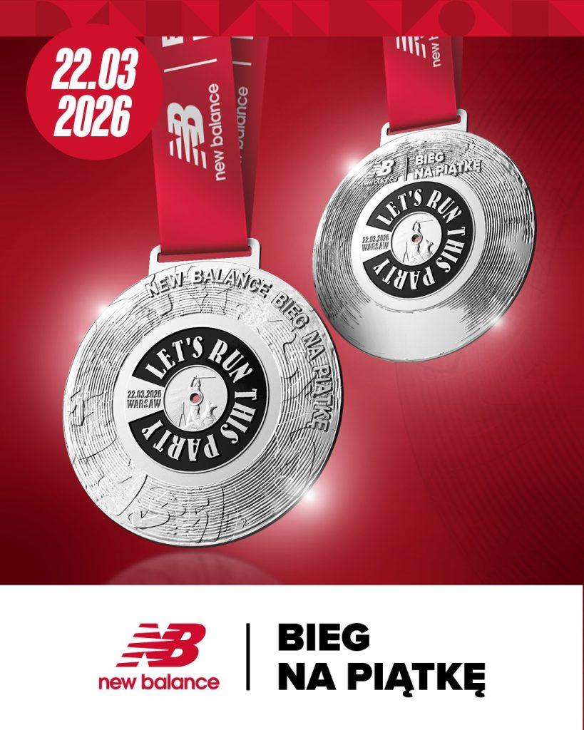 New Balance Bieg na Piątkę medal 2026