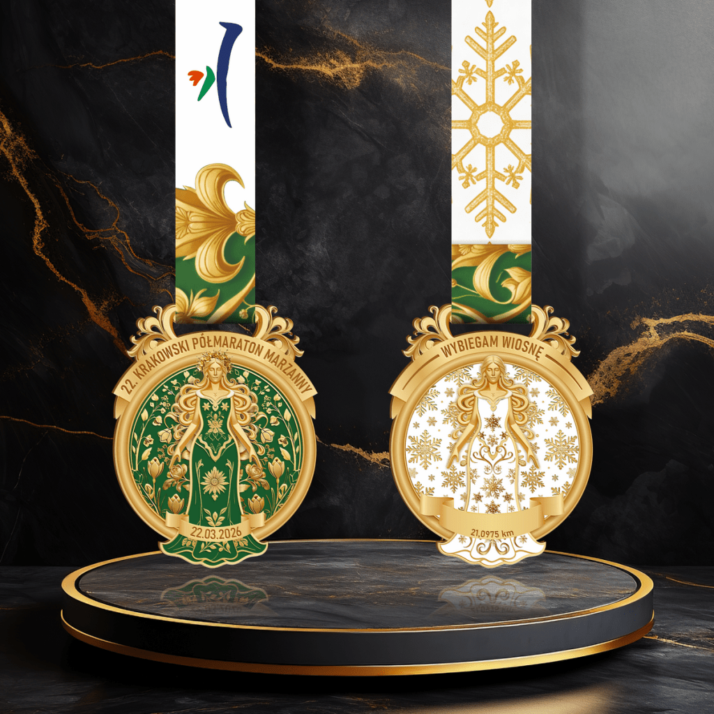 Medal 22. Krakowskiego Półmaratonu Marzanny