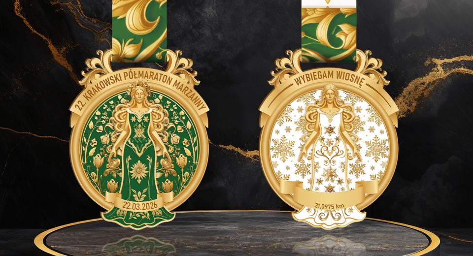 Medal 22. Krakowskiego Półmaratonu Marzanny