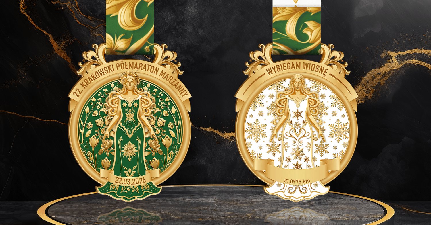 Medal 22. Krakowskiego Półmaratonu Marzanny