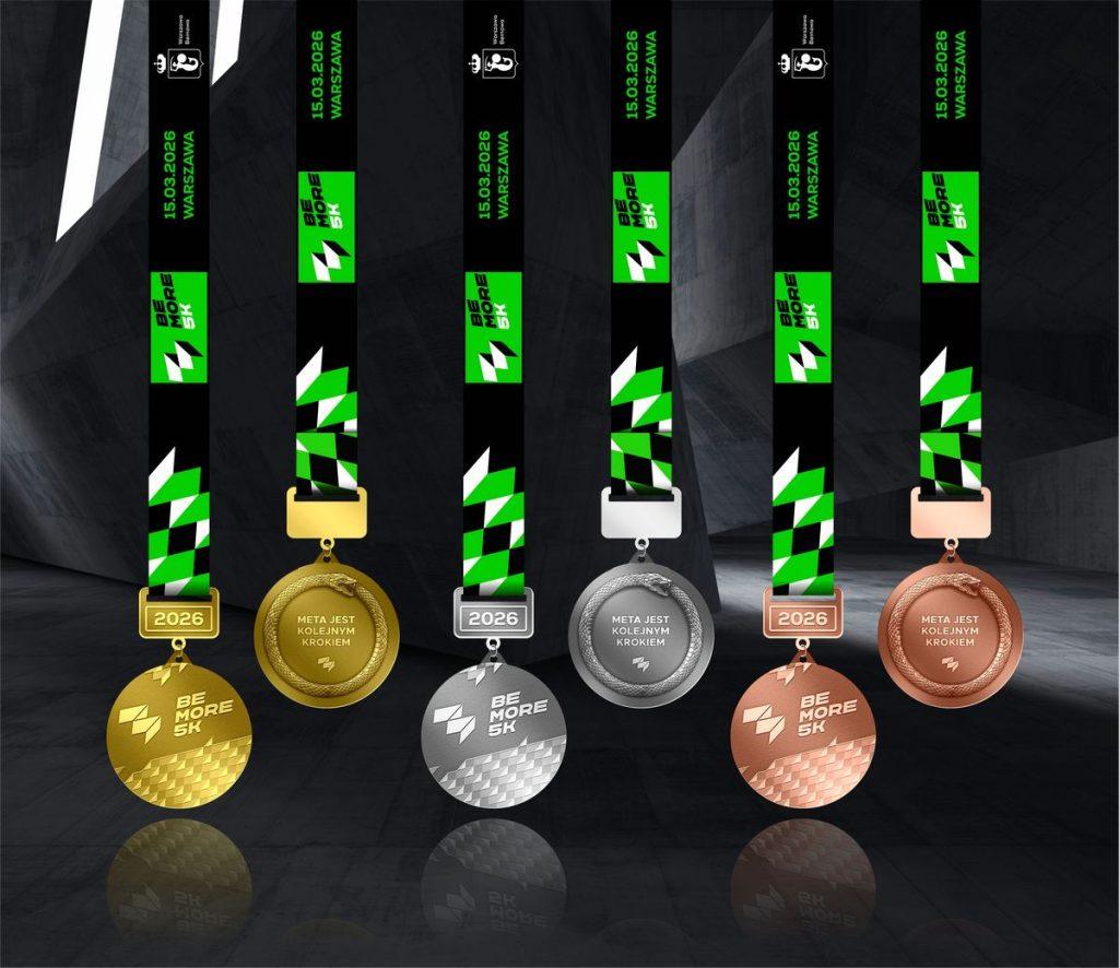 BeMore5K 2026 medal