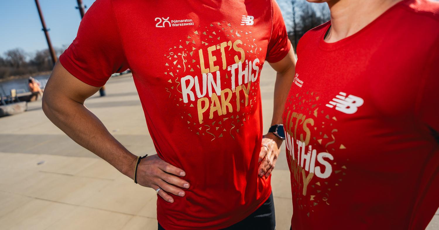 Koszulka 20. Półmaratonu Warszawskiego