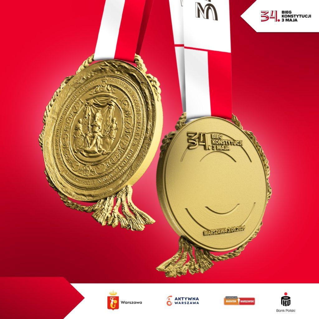 Medal 34. Bieg Konstytucji 3 Maja
