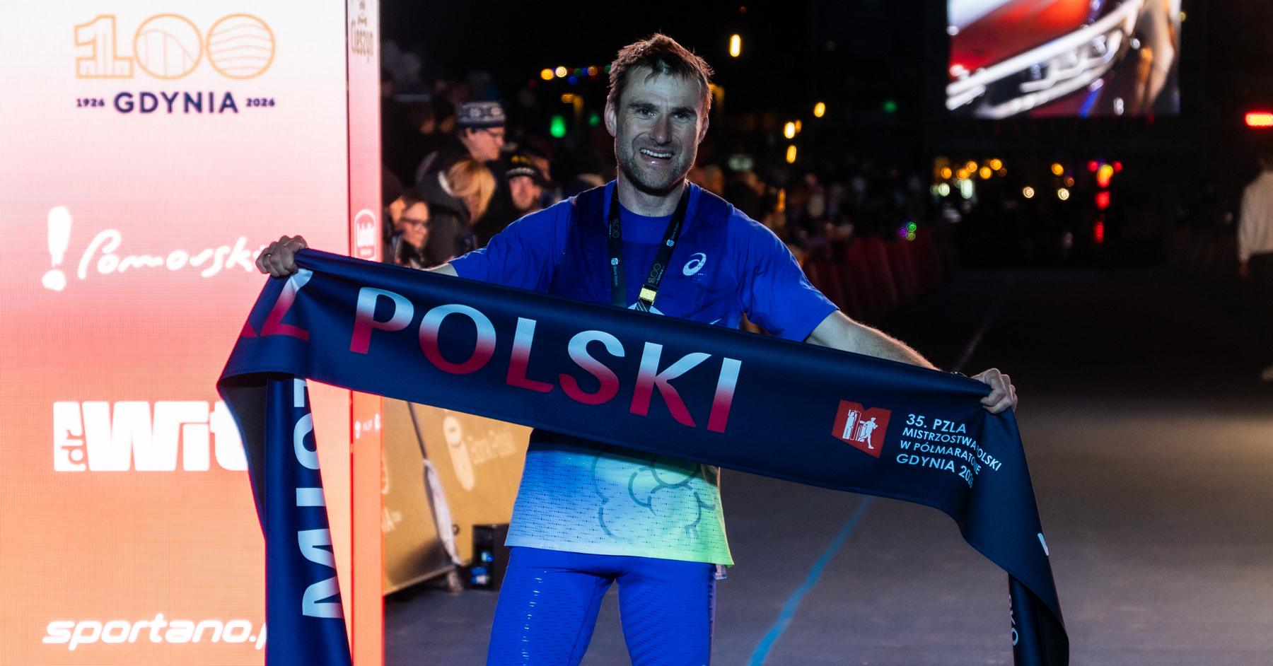 PKO Gdynia Półmaraton mistrz polski w półmaratonie 2026 Adam Nowicki