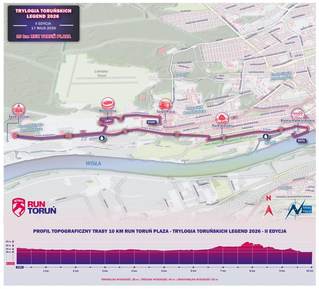II edycja Trylogii Toruńakich Legend - trasa 10km