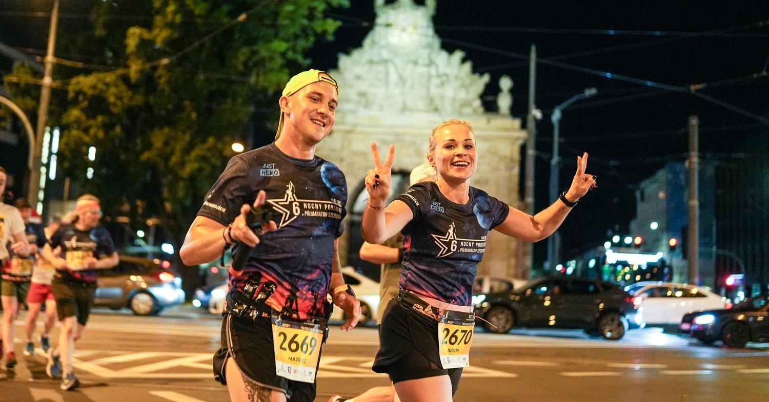 Nocny Portowy Maraton Półmaraton Szczeciński