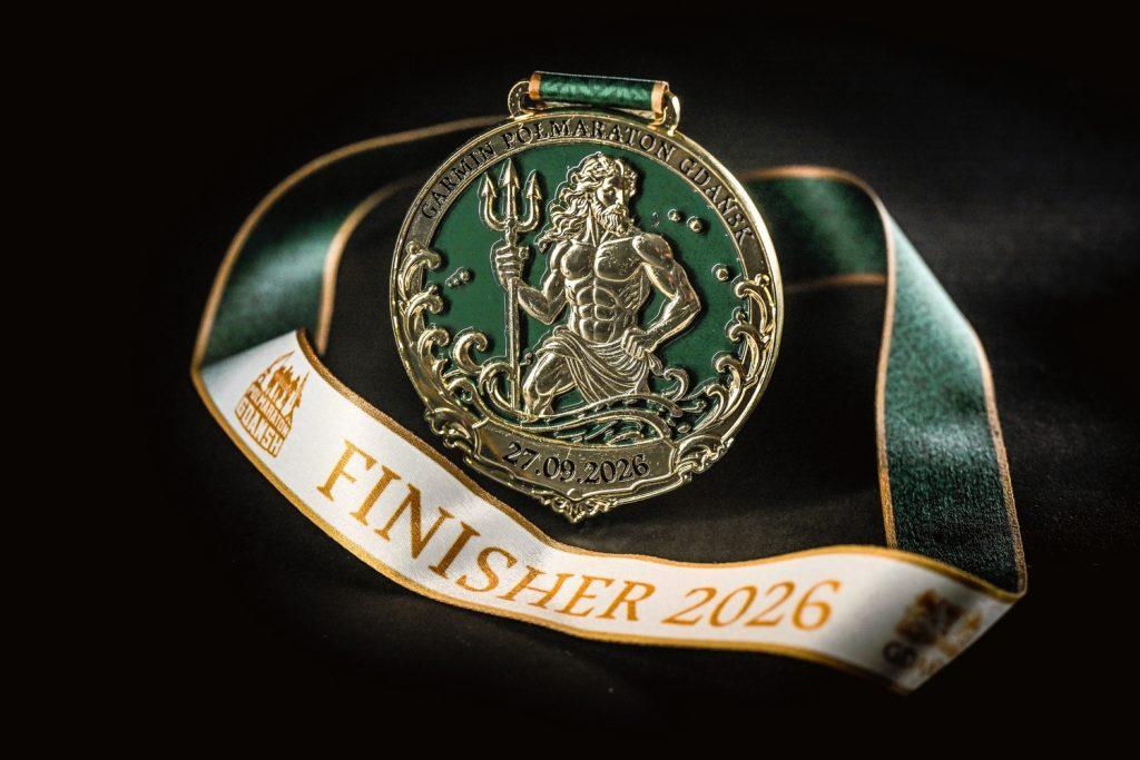 Garmin Półmaraton Gdańsk medal awers