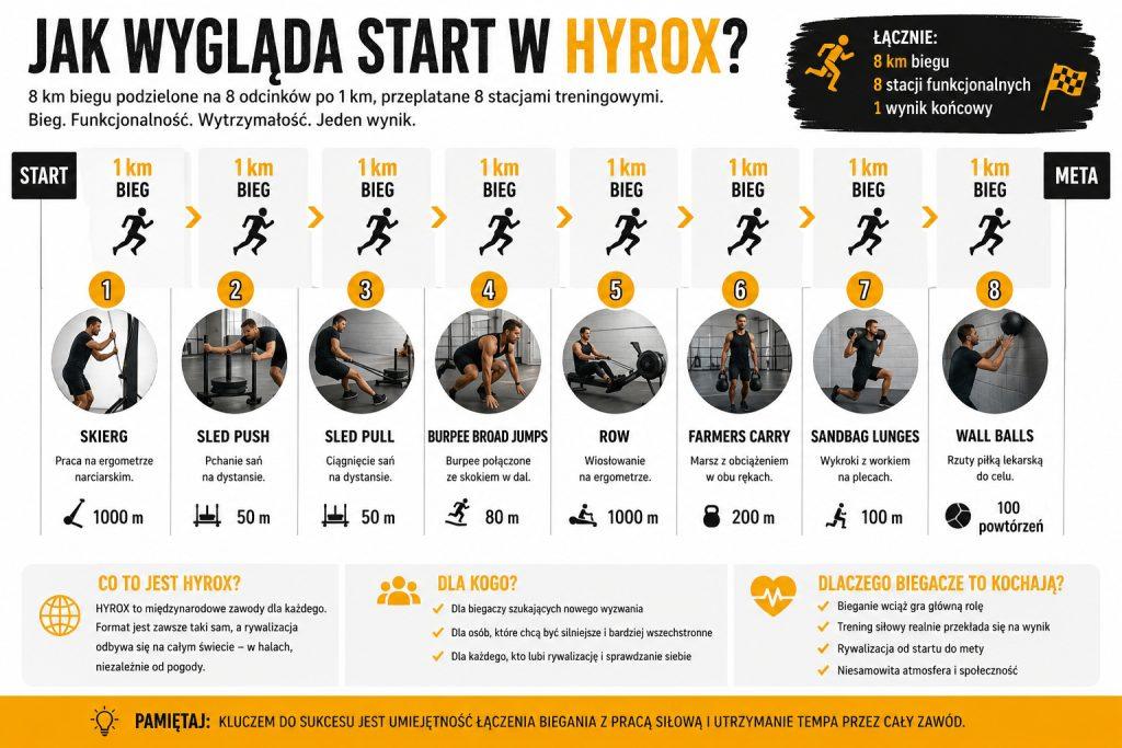 HYROX stacje konkurencje