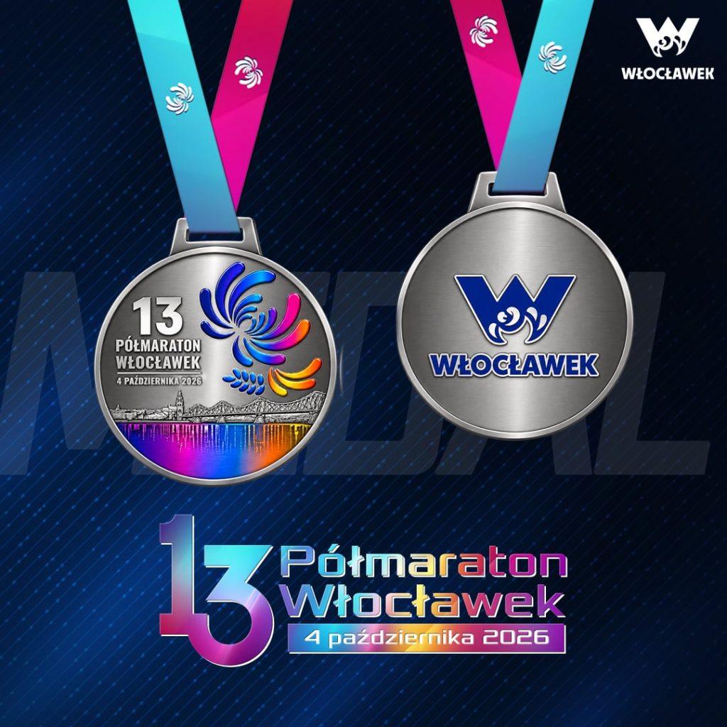 13. Półmaraton Włocławek medal